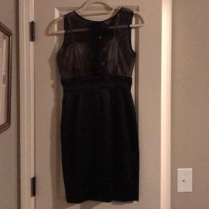 Max and Cleo black sheer top dress size 4